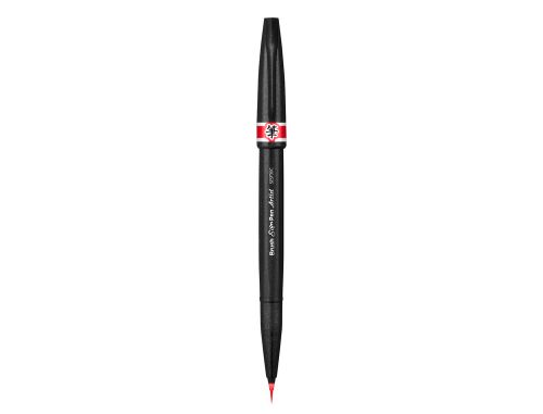 Caneta pincel pentel artist cor vermelho , Pentel , 154673 , 0884851035806